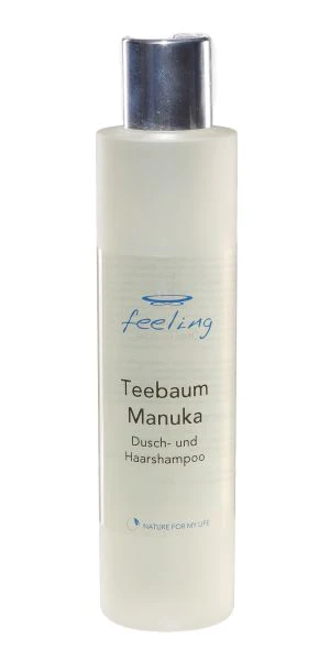 Das Teebaum-Manuka Dusch- und Haarschampoo lindert die Folgen von Entzündungen, Juckreiz und Schmerzen.